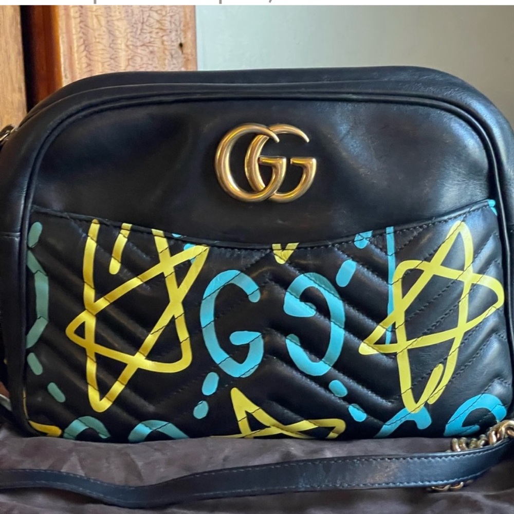Gucci Ghost Marmot GG Crossbody